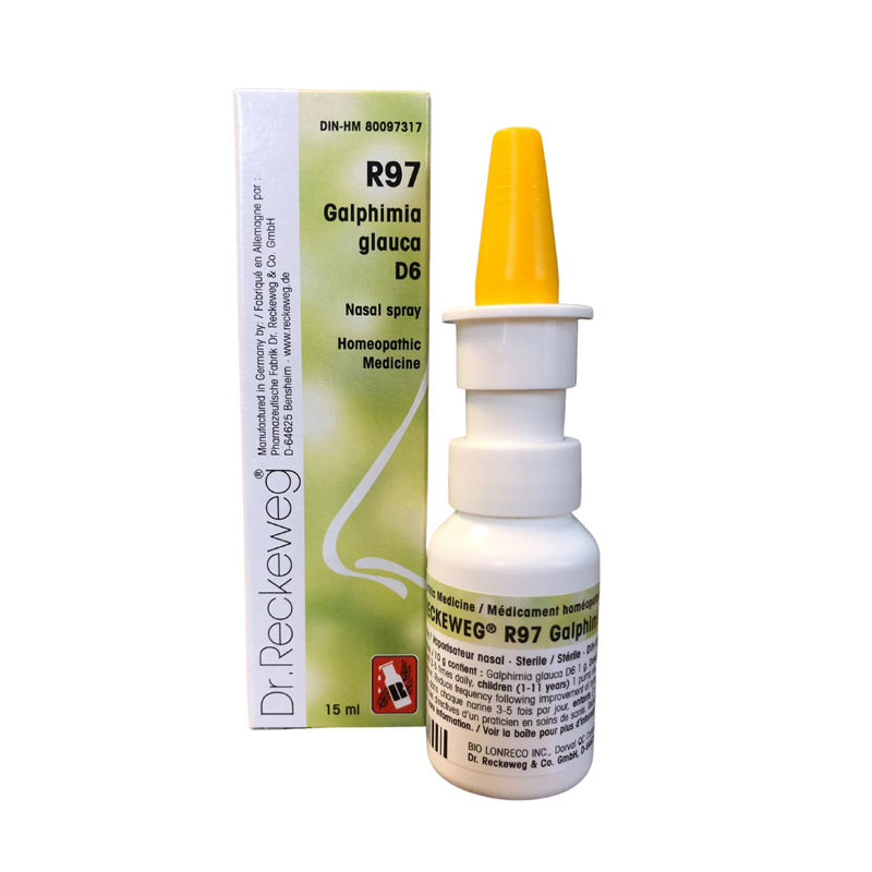r97 galphimia glauca d6 nasal spray dr reckeweg boyds alternative health