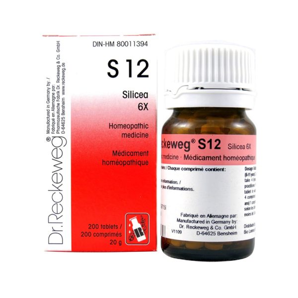 s12 silicea 6x dr reckeweg boyds alternative health