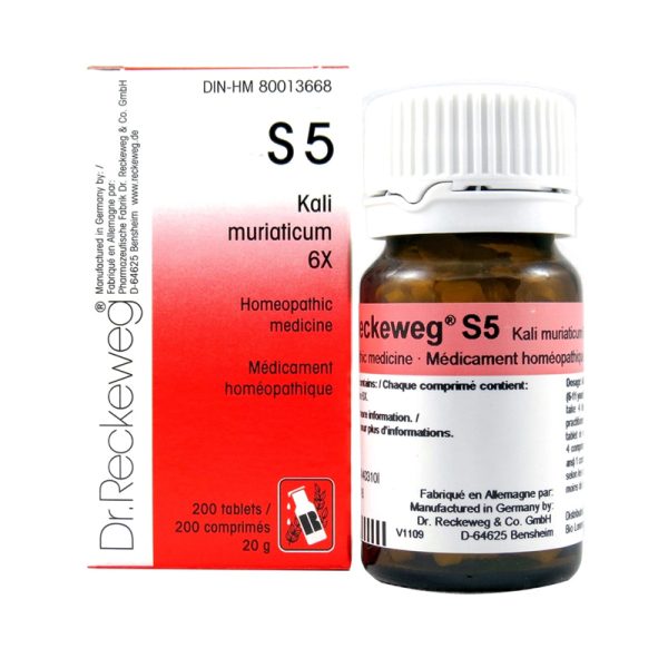 s5 kali muriaticum 6x dr reckeweg boyds alternative health
