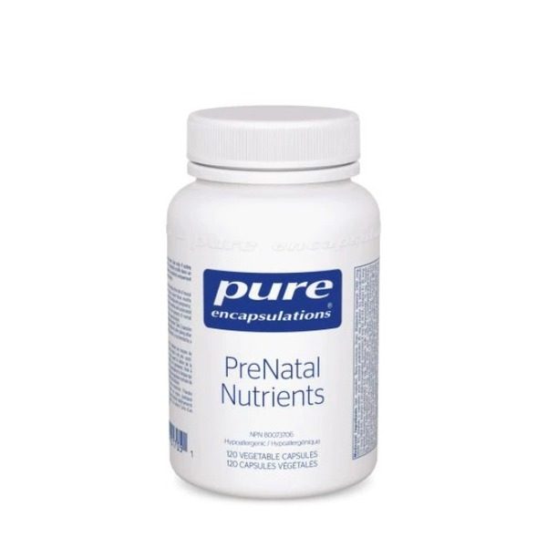 prenatal nutrients 120 caps pure encapsulations boyds alternative health